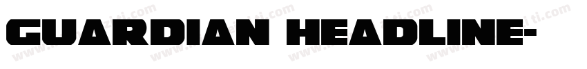Guardian Headline字体转换